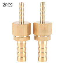 2x 4-6mm Messing Schlauchmuffen-Reduzierstück