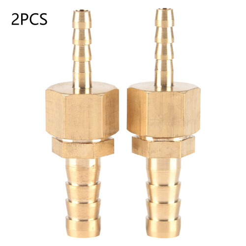 2x 4-6mm Messing Schlauchmuffen-Reduzierstück