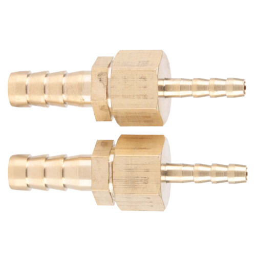 2x Messing-Rohrverschraubung Reduzierstück 4-8mm 1