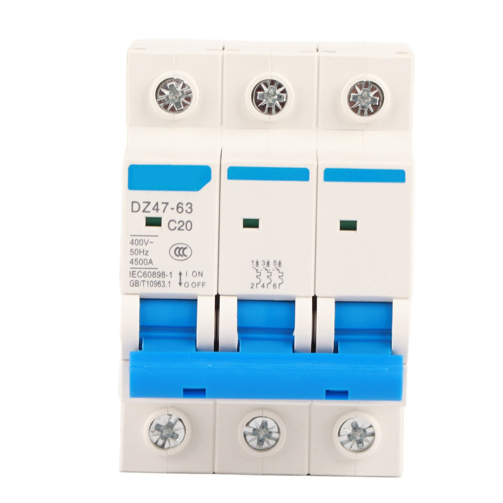 Ac 400V 3P Mcb Dz47-63 20A 323163235837