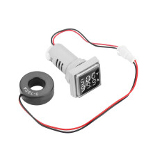 LED Digitalvoltmeter Stromzähler 22mm 0-100A