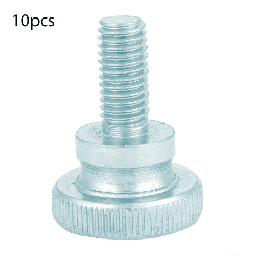 10x M8 verzinkte Flachkopfschrauben M8*18