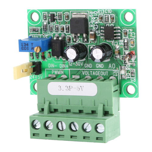 3.3V PWM to 0-5V Voltage Converter D/A PLC Module 1