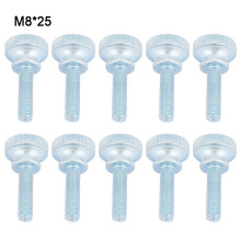 10x M8 verzinkte Flachkopfschrauben M8*25