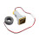 LED Digital AC Voltage Current Meter 22mm 0-100A Yellow 5