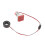 LED Digital AC Volt/Amp Meter 22mm 0-100A Red 5