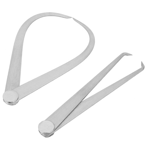 2x 6" Edelstahl-Schublehren Messwerkzeug-Set