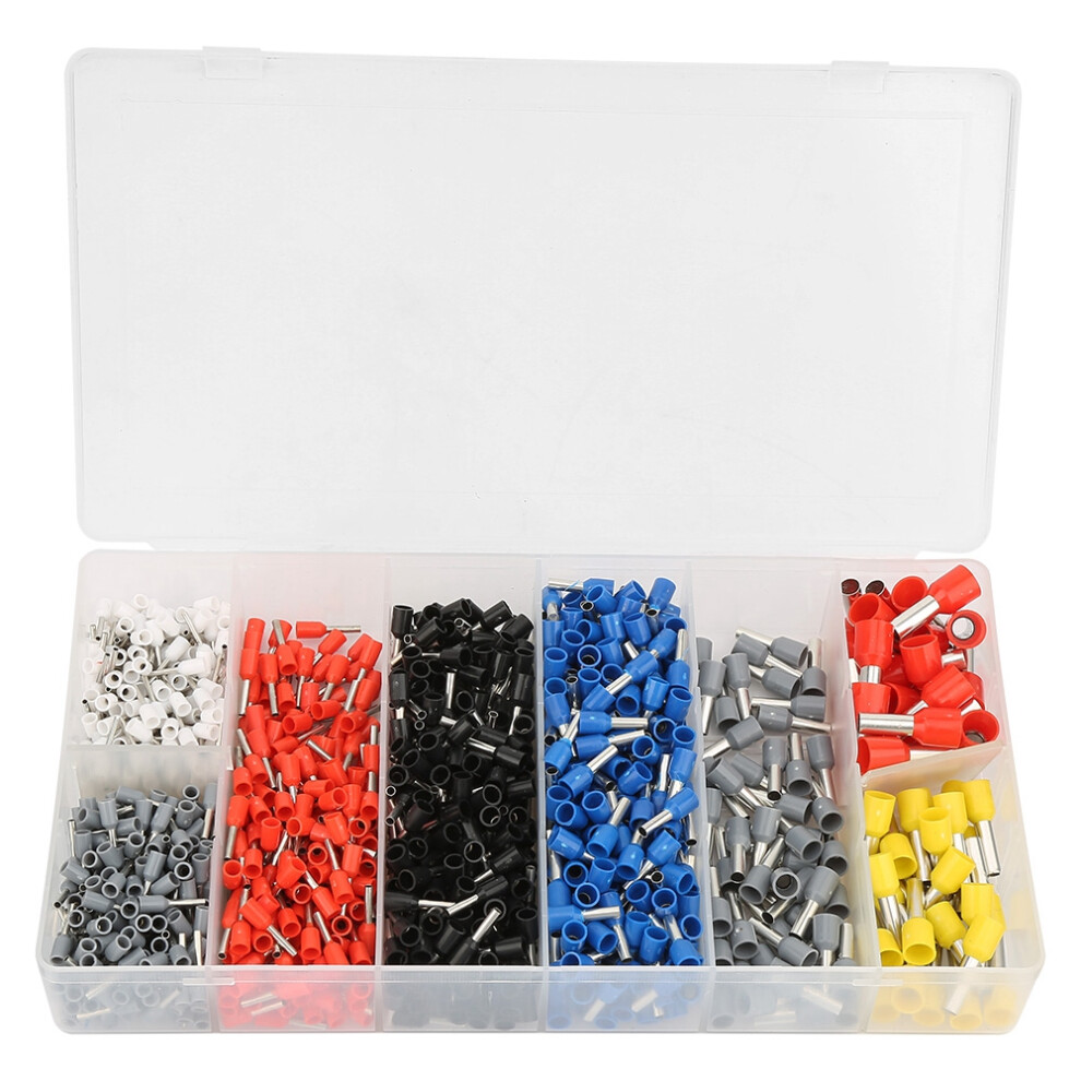 1200Pcs Insulated Wire Connector Crimp Terminalâ Assortment Kit 323163237930