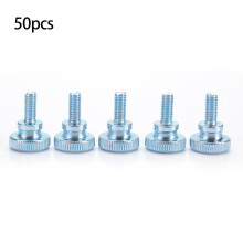 50pcs Adjustable Step Double Handle High Head Knurled Screw M5x14