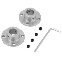 2x M4 Flansch-Kupplung ID 12mm OD 18mm