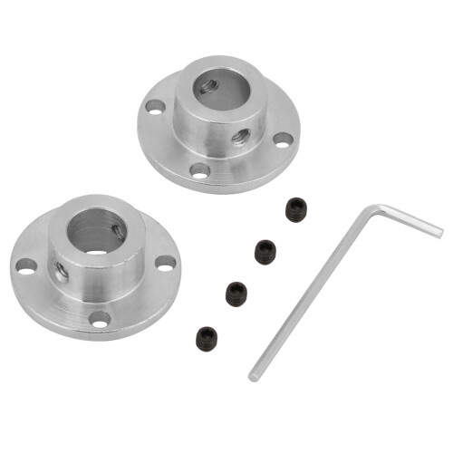 2x M4 Flansch-Kupplung ID 12mm OD 18mm