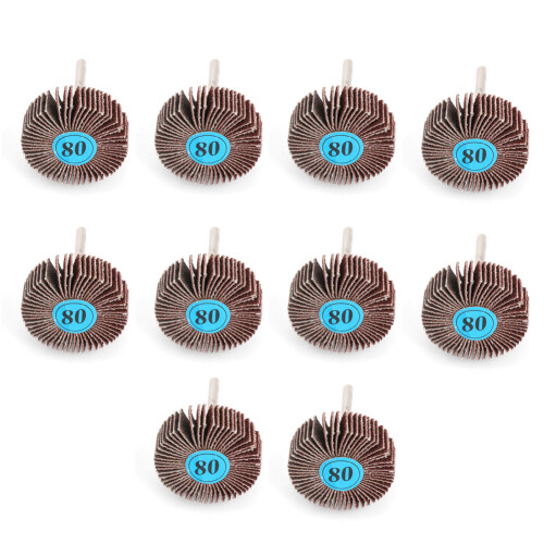 10x Schleifscheiben-Set für Elektrobohrer
