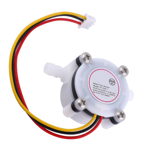 1x Water Hall Flow Sensor Control Meter with Barb Joint 1