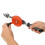 1/4" Hand Crank Drill Mini Manual Drill Double Pinions Wood Plastic 4