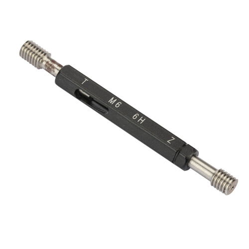 Stahl-Gewindelehre M6*1.0 Messwerkzeug 2