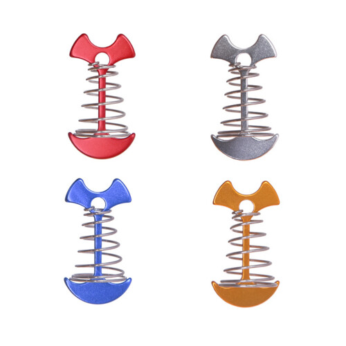 Raindrops Heringe Für Camping Aluminiumlegierung 4 Rot 1