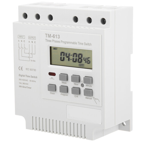 TM-163 3P 380V Digitaler Wochenzeitschalter