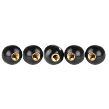 5x BM6*20 Kupfer-Einpressmutter Rundes Bakelit-Hebelknopf