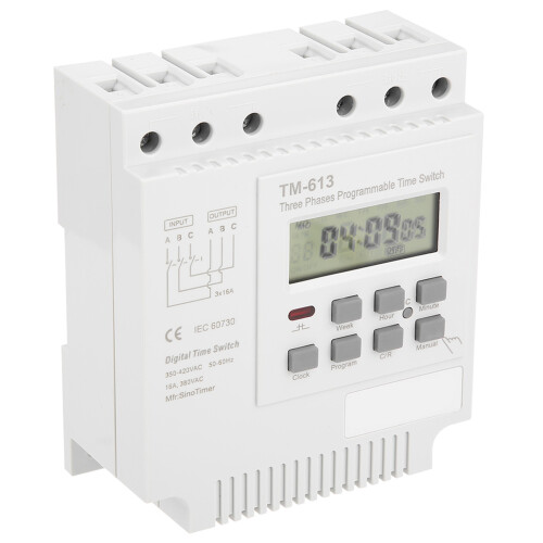 TM-163 3P 380V Digitaler Wochenzeitschalter 2