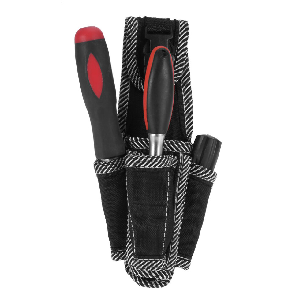 Multifunctional Electrician Tool Bag Waist Pouch Black 323163240398