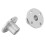 2x M3 Steife Flansch-Kupplung ID 6mm OD 10mm 4