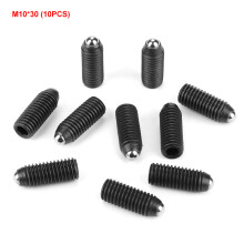 10x M10 Hex Socket Carbon Steel Ball Spring Plunger (30mm)