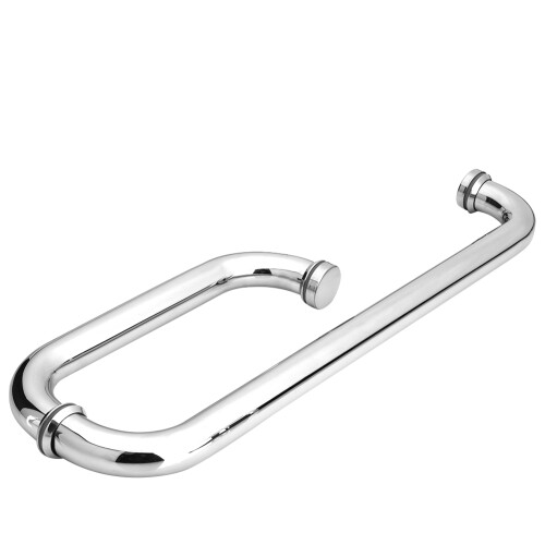 Edelstahl Duschtürgriff Bad Glaszubehör 1