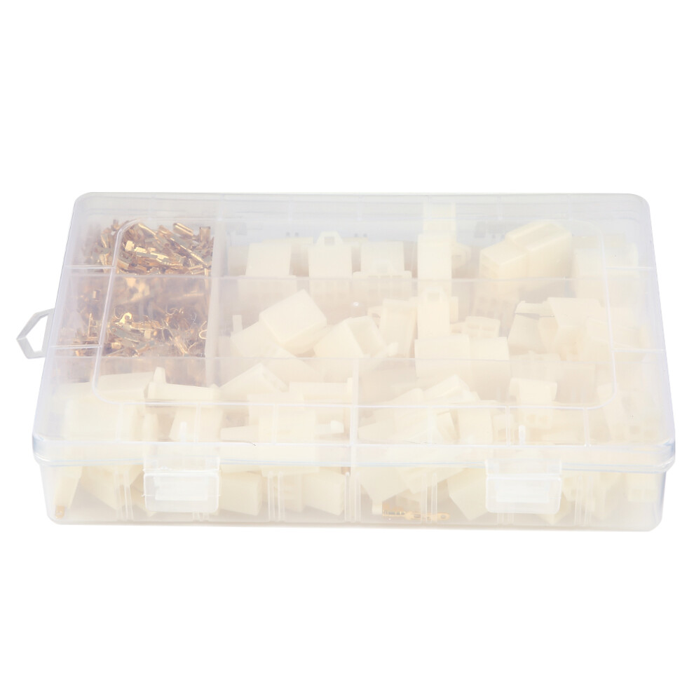 380Pcs/Set 2.8Mm Auto Wire Terminal Connector 2-3-4-6 Pin 323163242286