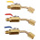 Manuelle Absperrhahn Aus Messing Set 3,34 X 0,98 X 0,59 Zoll 3