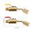 Manuelle Absperrhahn Aus Messing Set 3,34 X 0,98 X 0,59 Zoll 2
