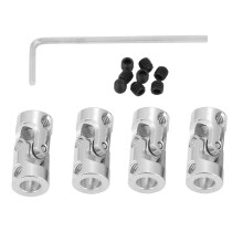 4x Wellenkupplung 23mm OD 11mm Gelenk 3x5mm