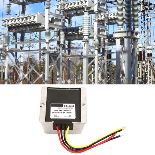 18-36V auf 24V Auto Auf/Ab-Wandler 6A 2