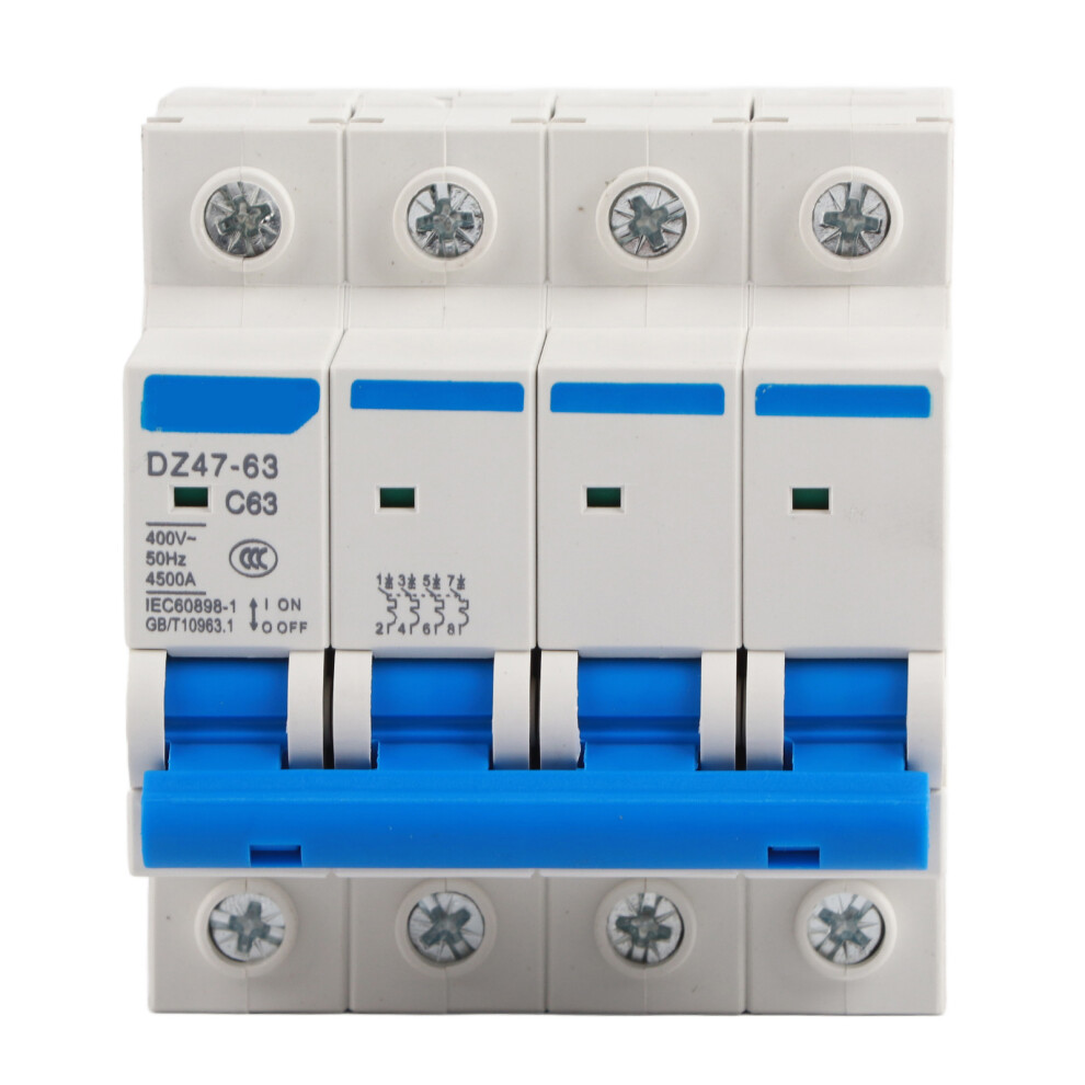 Dz47-63 4P 400V/63A Residual Current Circuit Breaker 323163237091