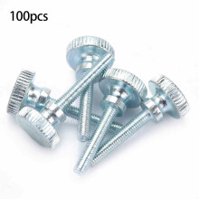 100pcs Adjustable Step Double Handle High Head Knurled Screw M3x18