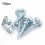 100pcs Adjustable Step Double Handle High Head Knurled Screw M3x18 1