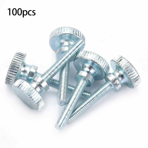 100pcs Adjustable Step Double Handle High Head Knurled Screw M3x18