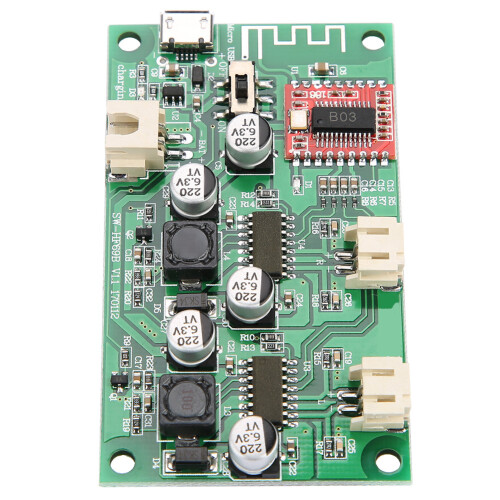 2x6W Bluetooth Verstärkerplatine 5V/3.7V Akku 2
