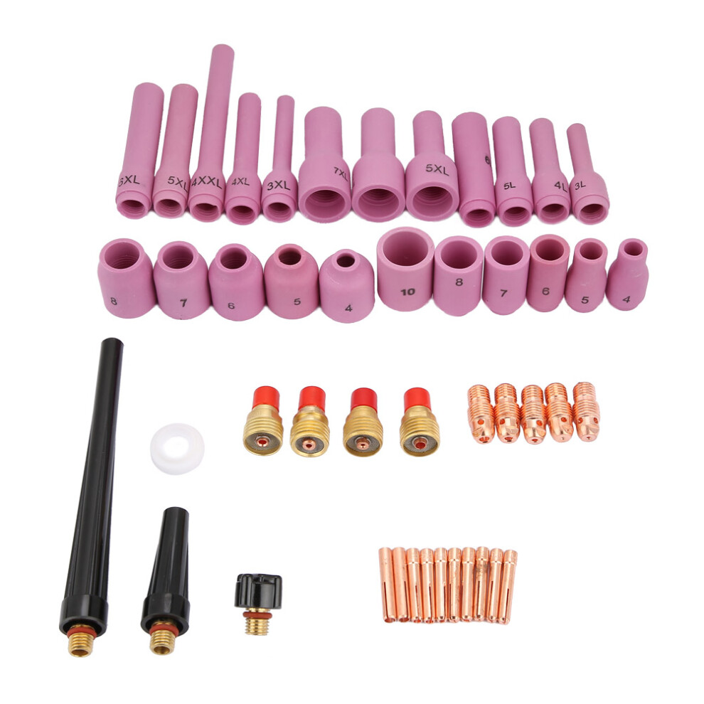 46Pcs/Set Wp-9/20/25 Series Tig Welding Torch Consumables Accessories 323163243405