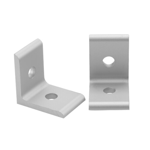 4x Aluminium-Eckverbinder 2020A, weiß 2