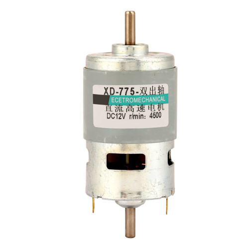 775-Motor 50W 12V 4500U/min DC-Doppelwellenmotor