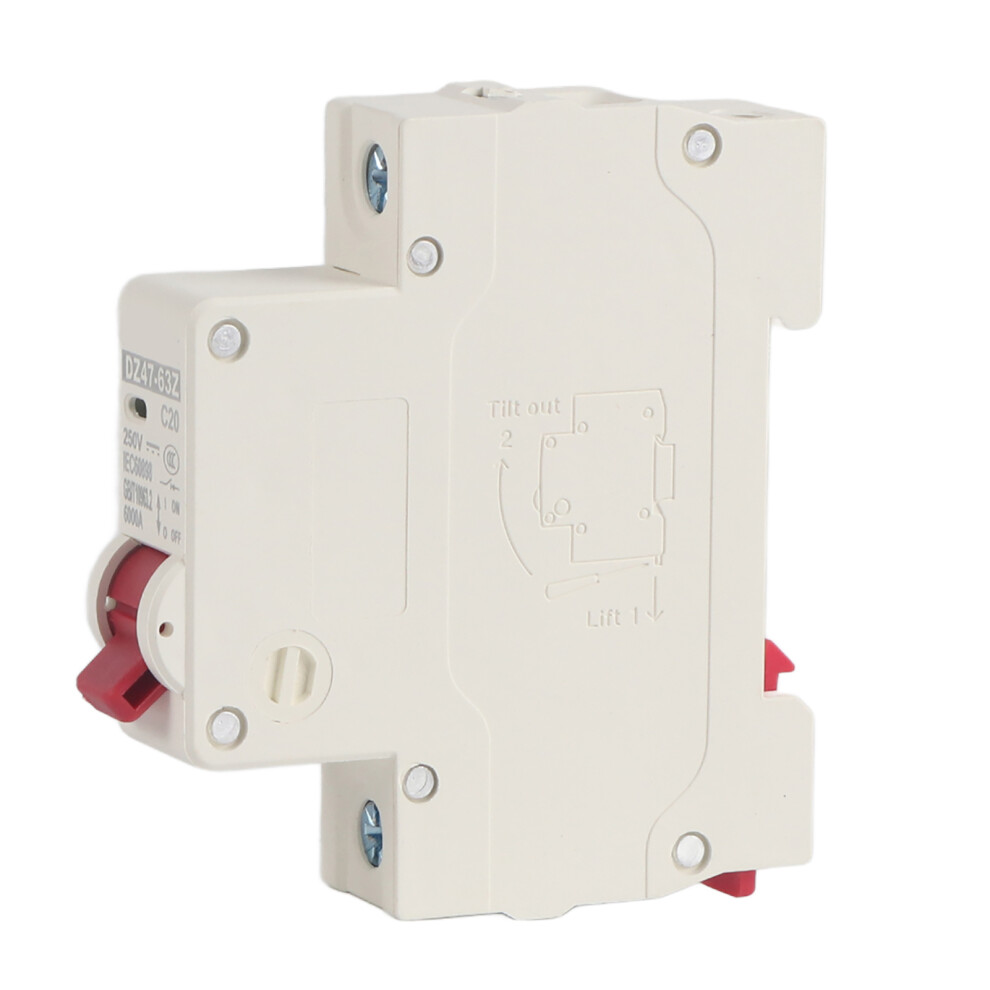 Dz47-63Z-1P 20A Dc Miniature Circuit Breaker Leakage Protection 323163243580