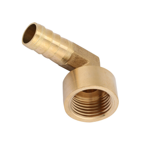Messing-Ellbogen-Anschluss G1/2 weiblich, Stutzen 12mm 2
