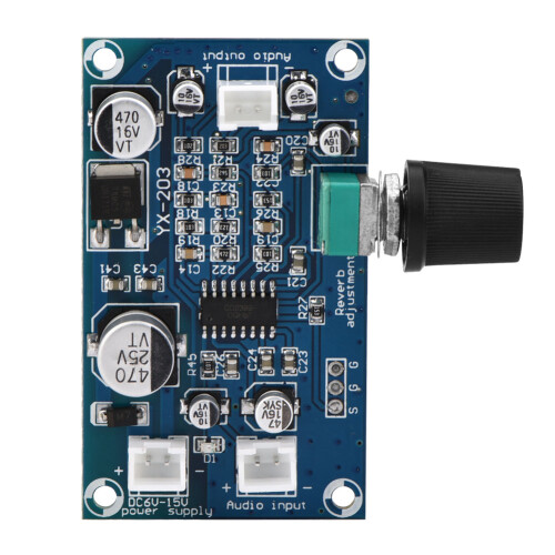 Mikrofon-Reverb-Verstärkerplatine DC6-15V 1
