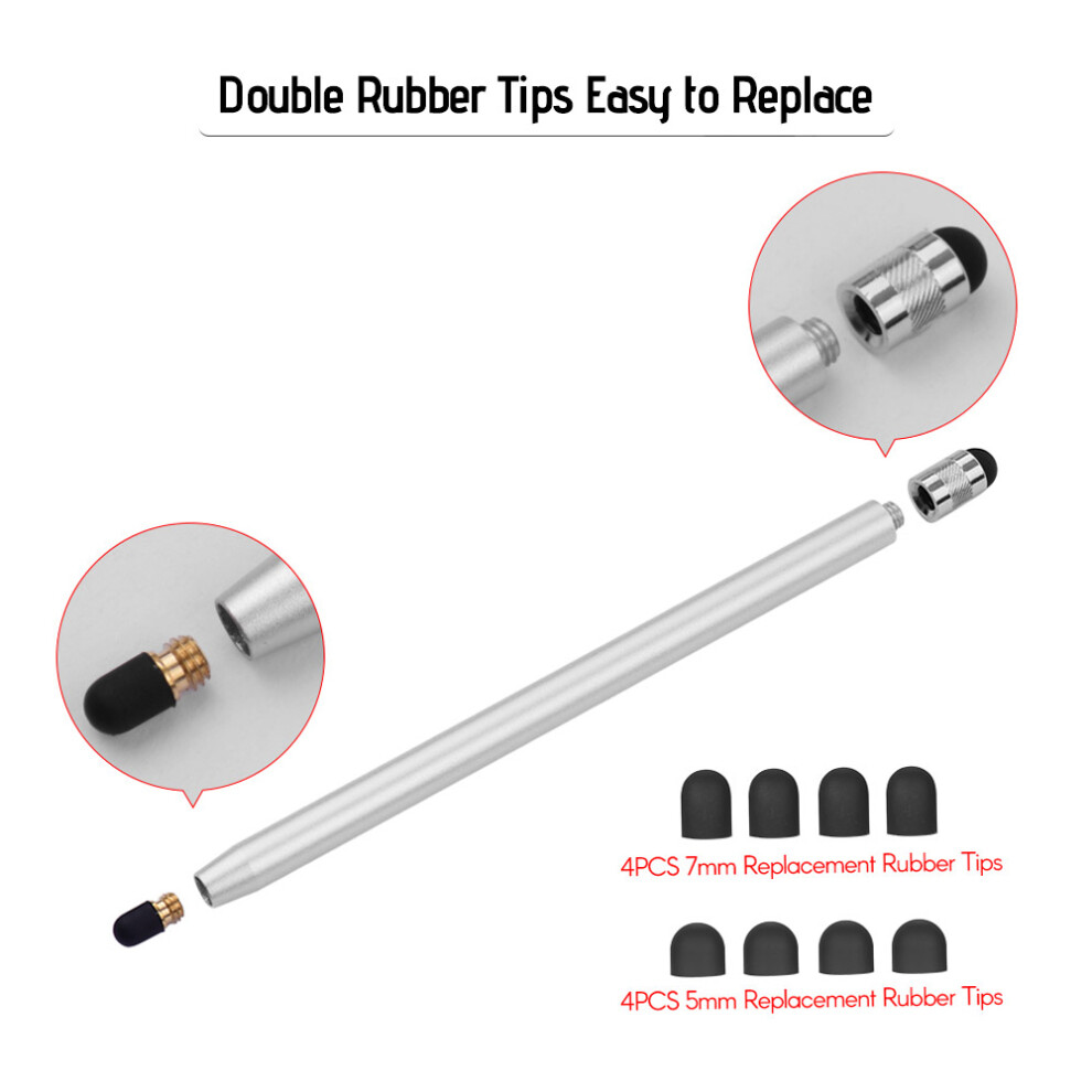 2 In 1 Touchscreen Stylus Pen With 8 Tips For Tablets Phones 323163243641