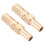 Brass Hose Barb Reducer Connector 10mm-12mm 2pcs 5