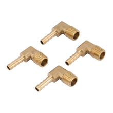 4x Messing-Ellbogenverschraubung G1/4" 6mm
