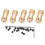 5pcs Motor Copper Shaft Coupler 2.3-4.0mm Adapter 1