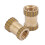 M2.5 Messing-Einpressmuttern Zylindrisch Riffel M2.5*6*3.5, 50Stk 5