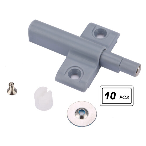 10x Magnetische Schranktür-Abschläge mit Griffstoßdämpfer