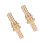 2x Messing Durchgangsverschraubung (8mm) 3